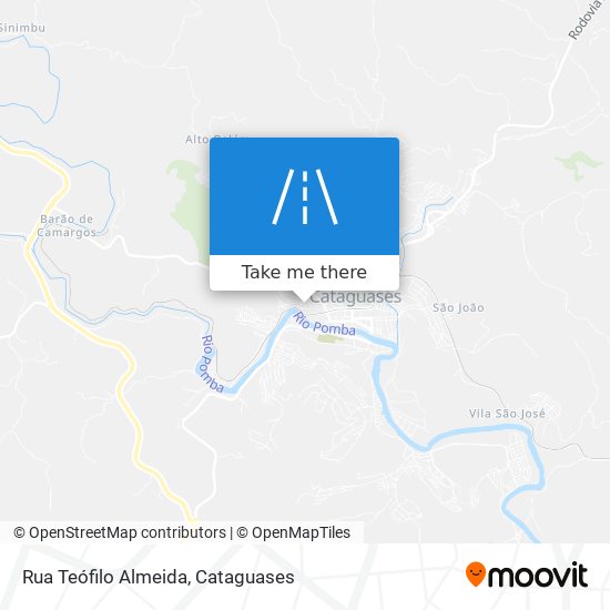 Mapa Rua Teófilo Almeida