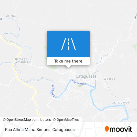 Mapa Rua Altina Maria Simoes