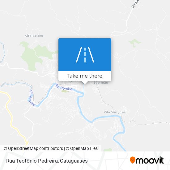 Mapa Rua Teotônio Pedreira