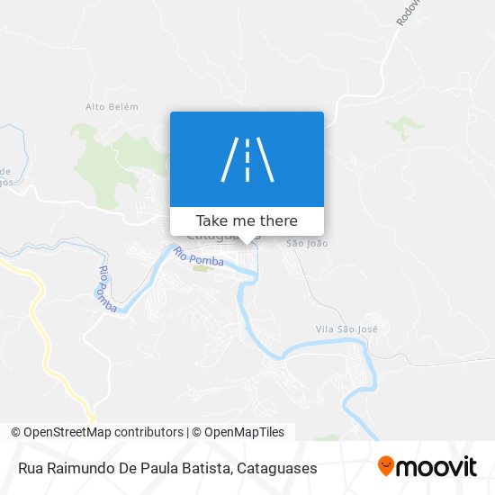 Mapa Rua Raimundo De Paula Batista