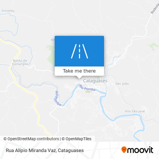 Mapa Rua Alípio Miranda Vaz