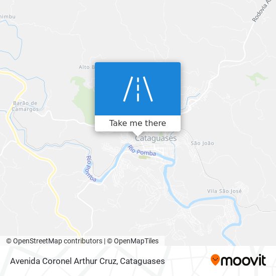 Mapa Avenida Coronel Arthur Cruz