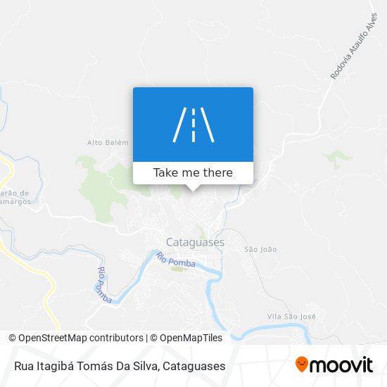 Mapa Rua Itagibá Tomás Da Silva