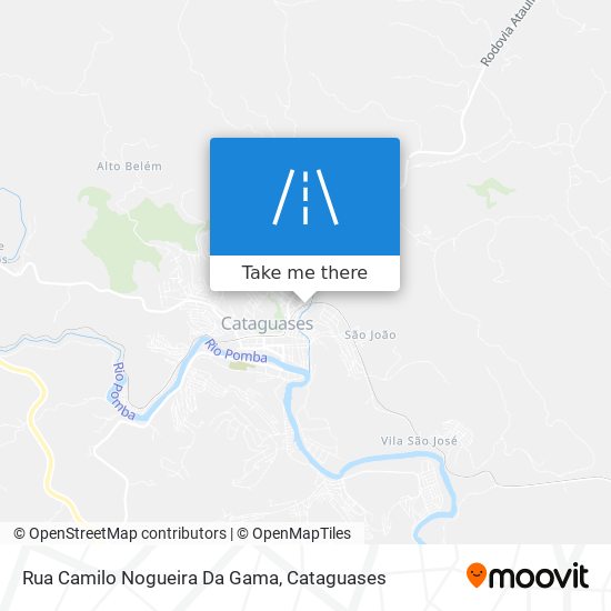 Mapa Rua Camilo Nogueira Da Gama