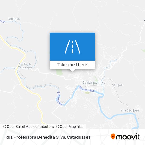 Mapa Rua Professora Benedita Silva