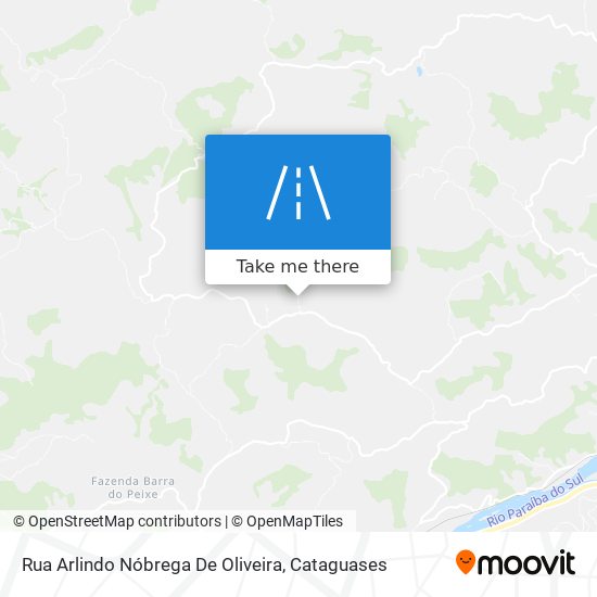 Mapa Rua Arlindo Nóbrega De Oliveira