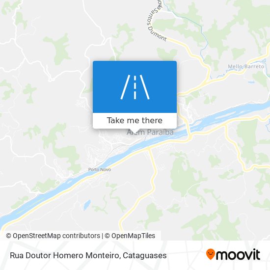 Rua Doutor Homero Monteiro map