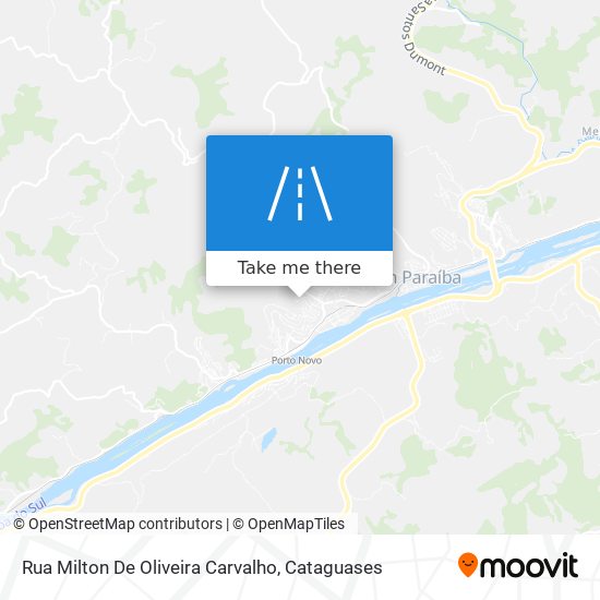Mapa Rua Milton De Oliveira Carvalho