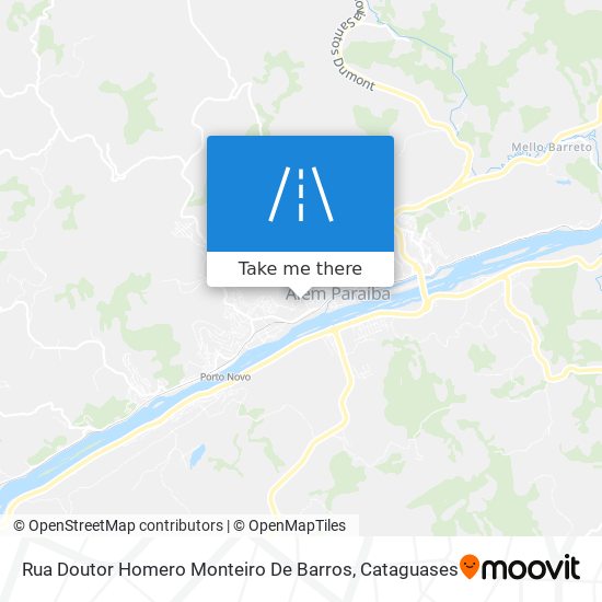 Mapa Rua Doutor Homero Monteiro De Barros