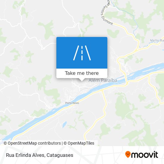 Mapa Rua Erlinda Alves