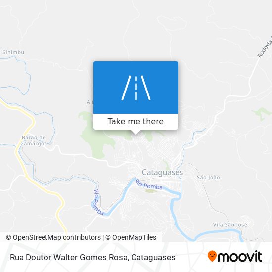 Mapa Rua Doutor Walter Gomes Rosa