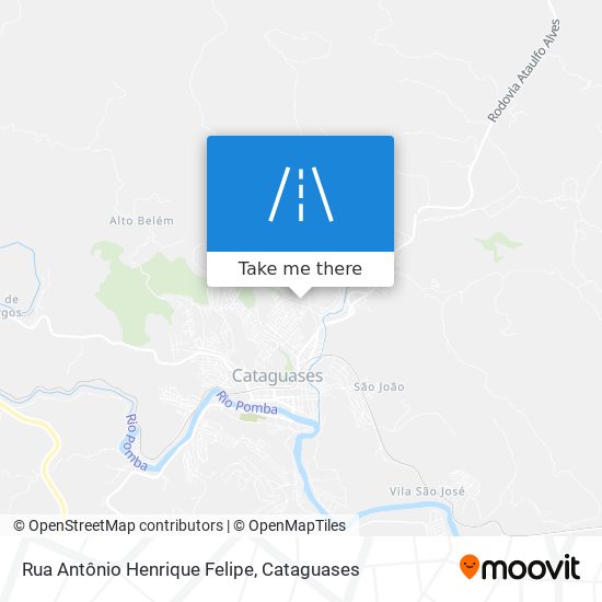 Mapa Rua Antônio Henrique Felipe