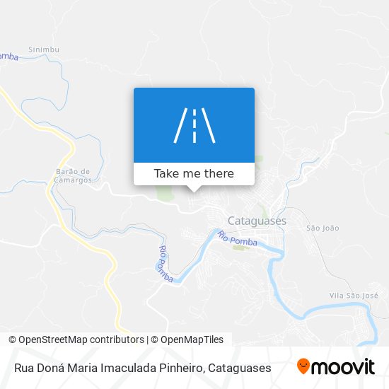 Mapa Rua Doná Maria Imaculada Pinheiro