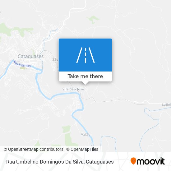 Mapa Rua Umbelino Domingos Da Silva