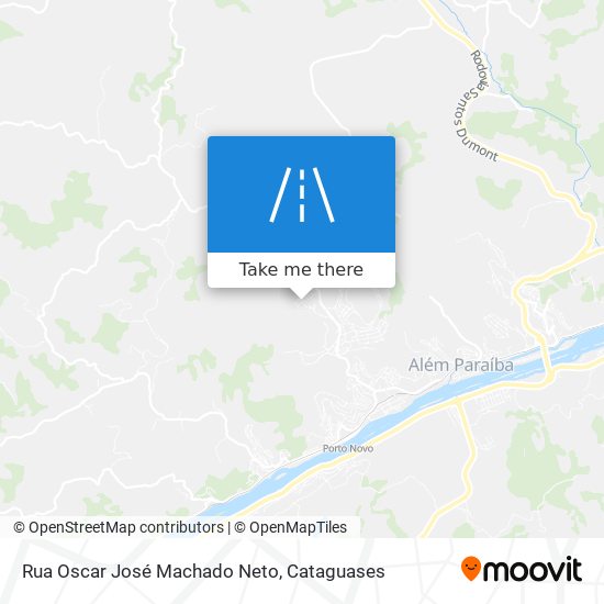 Mapa Rua Oscar José Machado Neto