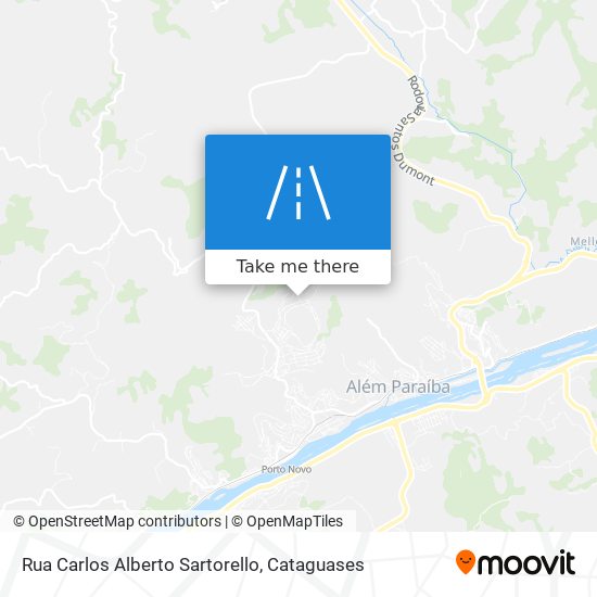 Mapa Rua Carlos Alberto Sartorello