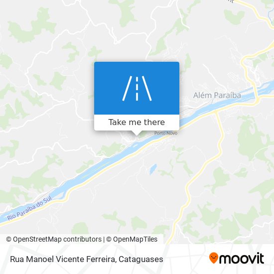 Mapa Rua Manoel Vicente Ferreira