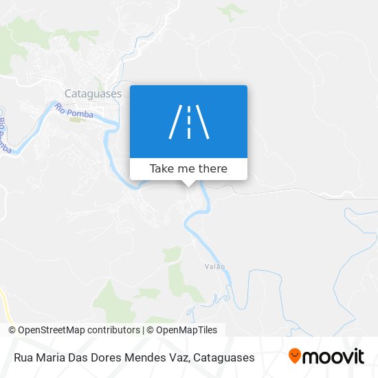 Mapa Rua Maria Das Dores Mendes Vaz