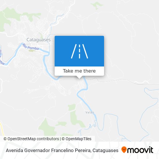 Mapa Avenida Governador Francelino Pereira