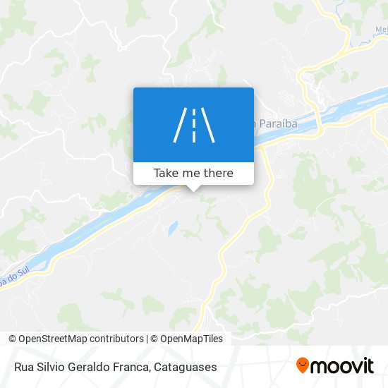 Mapa Rua Silvio Geraldo Franca