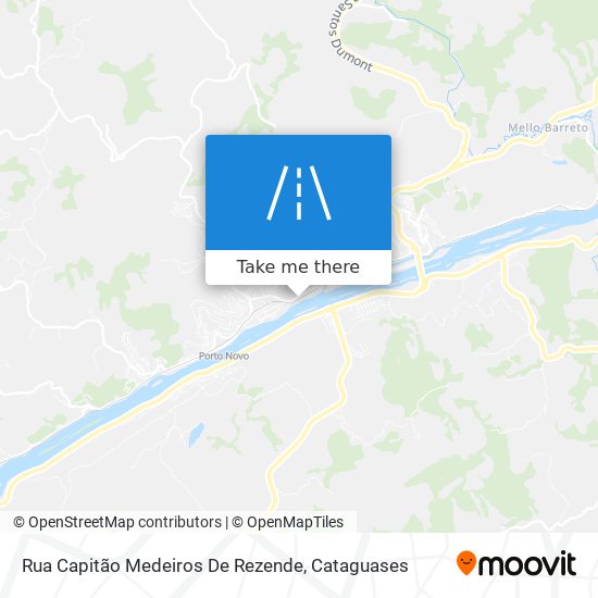 Mapa Rua Capitão Medeiros De Rezende