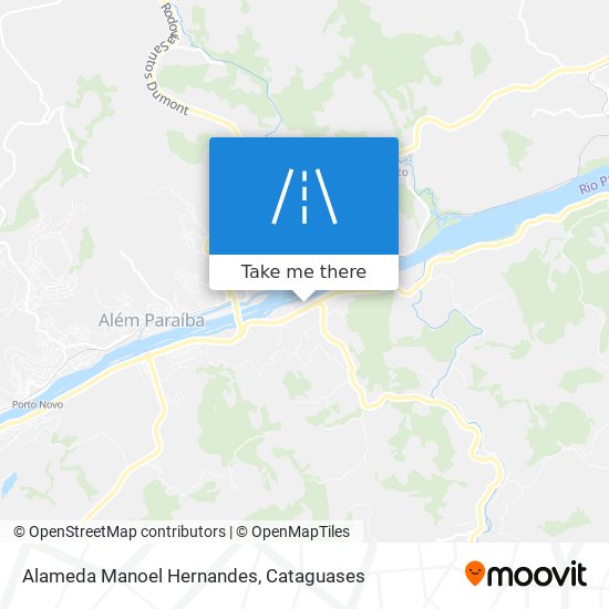 Mapa Alameda Manoel Hernandes