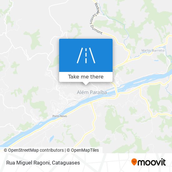 Mapa Rua Miguel Ragoni