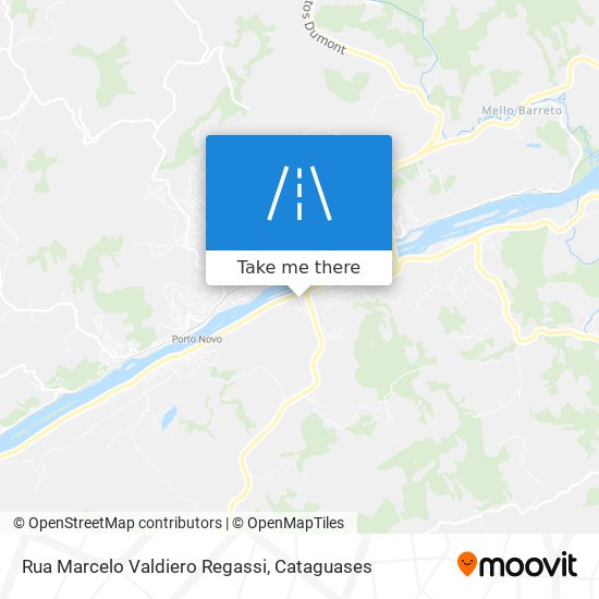 Mapa Rua Marcelo Valdiero Regassi