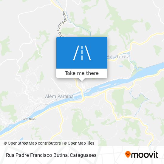 Mapa Rua Padre Francisco Butina
