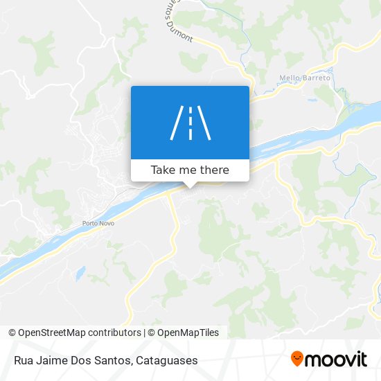 Mapa Rua Jaime Dos Santos