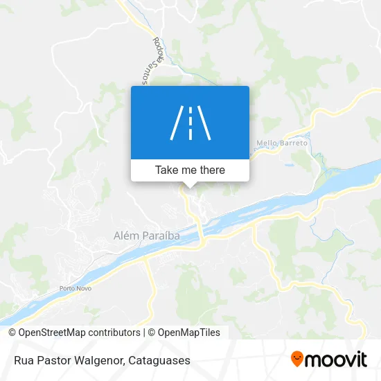 Rua Pastor Walgenor map