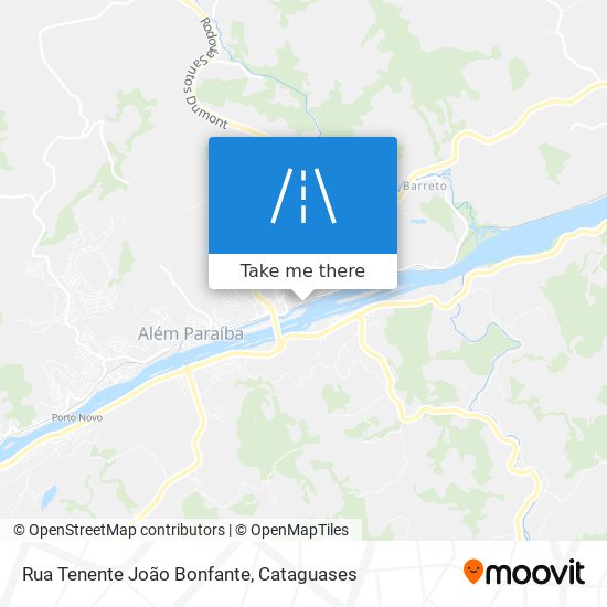 Mapa Rua Tenente João Bonfante