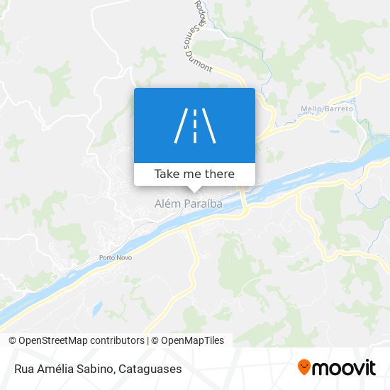 Mapa Rua Amélia Sabino