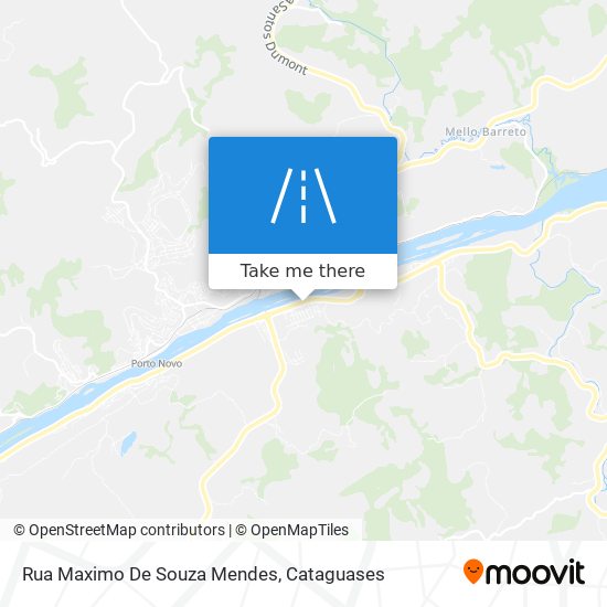 Mapa Rua Maximo De Souza Mendes