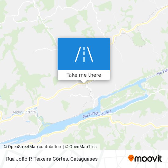 Mapa Rua João P. Teixeira Côrtes