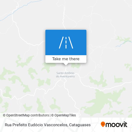 Mapa Rua Prefeito Eudócio Vasconcelos