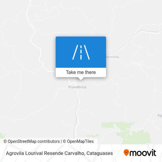 Agrovila Lourival Resende Carvalho map