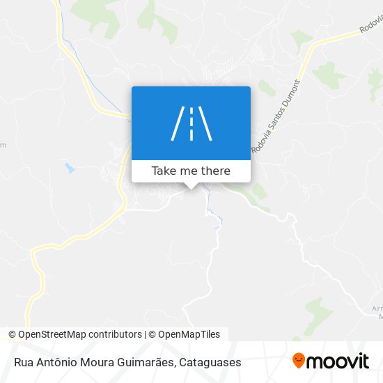 Mapa Rua Antônio Moura Guimarães