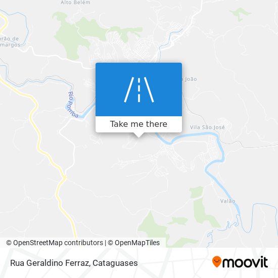 Mapa Rua Geraldino Ferraz