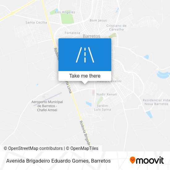 Avenida Brigadeiro Eduardo Gomes map
