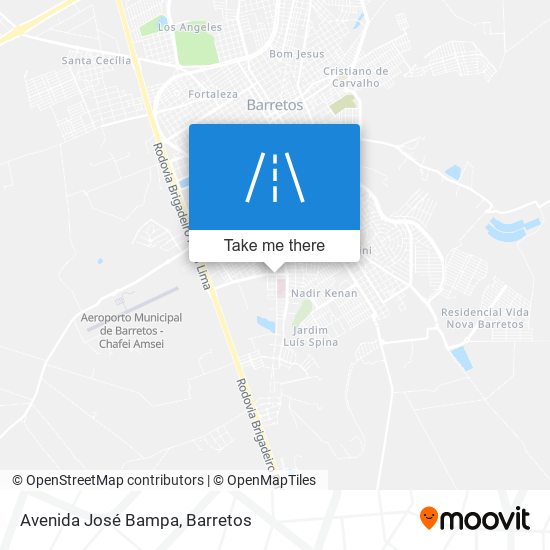 Mapa Avenida José Bampa