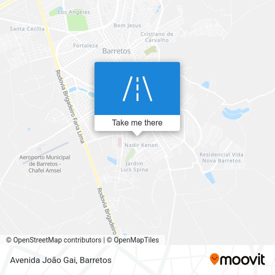 Avenida João Gai map