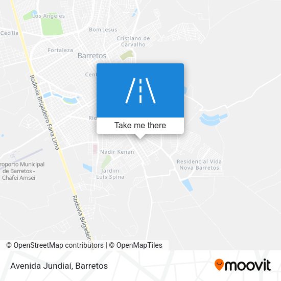 Avenida Jundiaí map