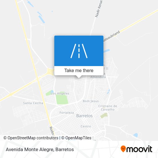 Avenida Monte Alegre map