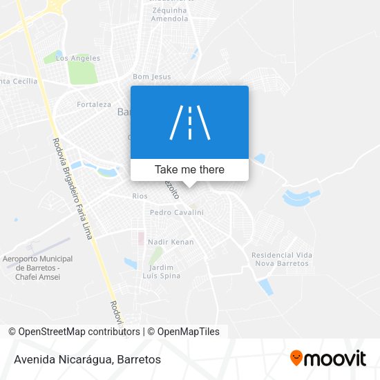 Avenida Nicarágua map
