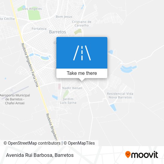 Avenida Rui Barbosa map