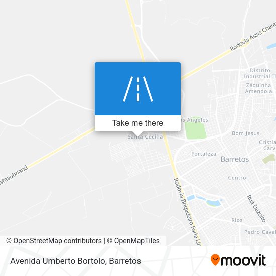 Avenida Umberto Bortolo map