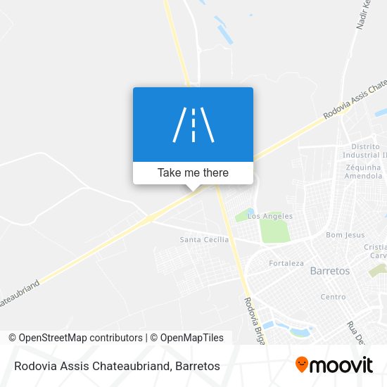 Rodovia Assis Chateaubriand map