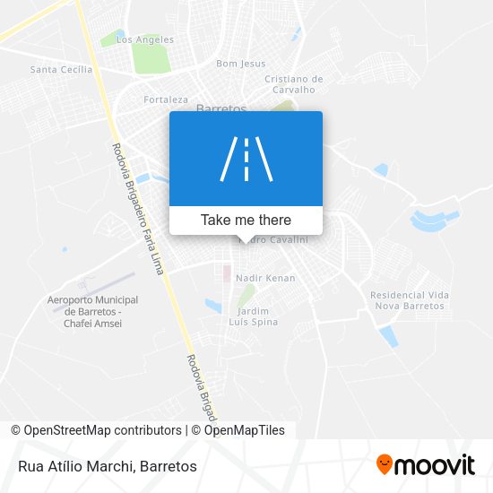 Rua Atílio Marchi map