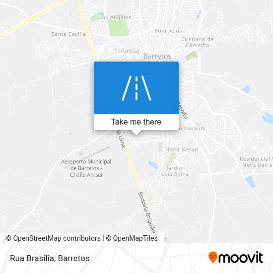 Rua Brasília map